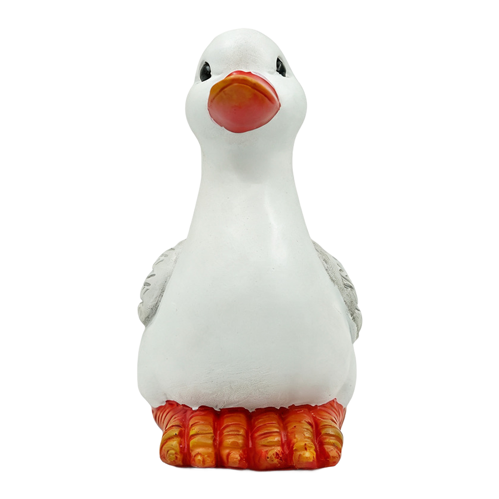 Home Decor Duck - アヒルの庭の飾り樹脂製動物像屋外装飾 庭、パティオ、バルコニー、農家、家の装飾用彫刻9 14 17cm