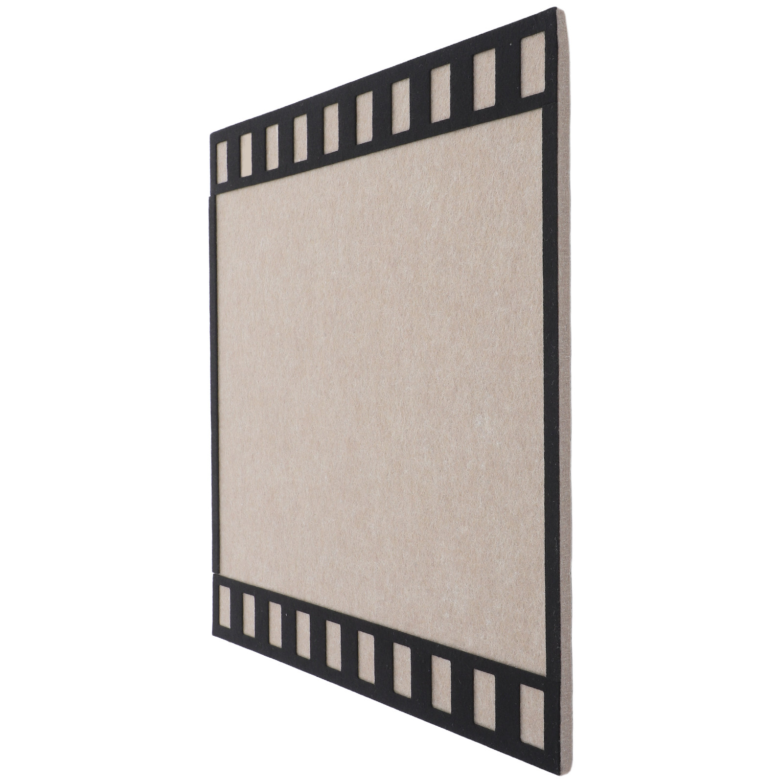Home Decor Vision Board - フェルト掲示板 小型フィルムストリップマット 自己粘着性 15.7x15.7インチ 装飾用写真ビジョンパッド ホームパーティー
