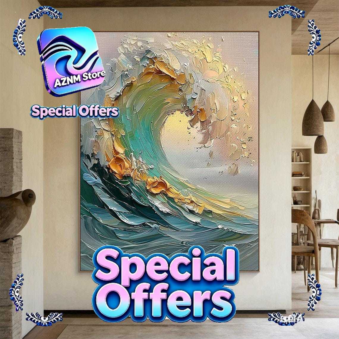Home Decor Etsy - 3Dベージュ大型キャンバス抽象手描き油絵ブラウンシンプルウォールアートテクスチャードジオメトリックアートウォールデコレーションリビングルームデコレーション