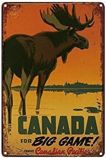 Home Decor Canada - 1p、メタルティンサイン カナダ旅行装飾 バー パブ ホーム ヴィンテージ