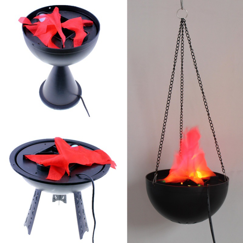 Home Decor Etsy - 3Dフェイクフレームランプシミュレーション火鉢装飾電気炎ライト偽火炎演出小道具お化け屋敷バーショップパーティーホームデコレーション