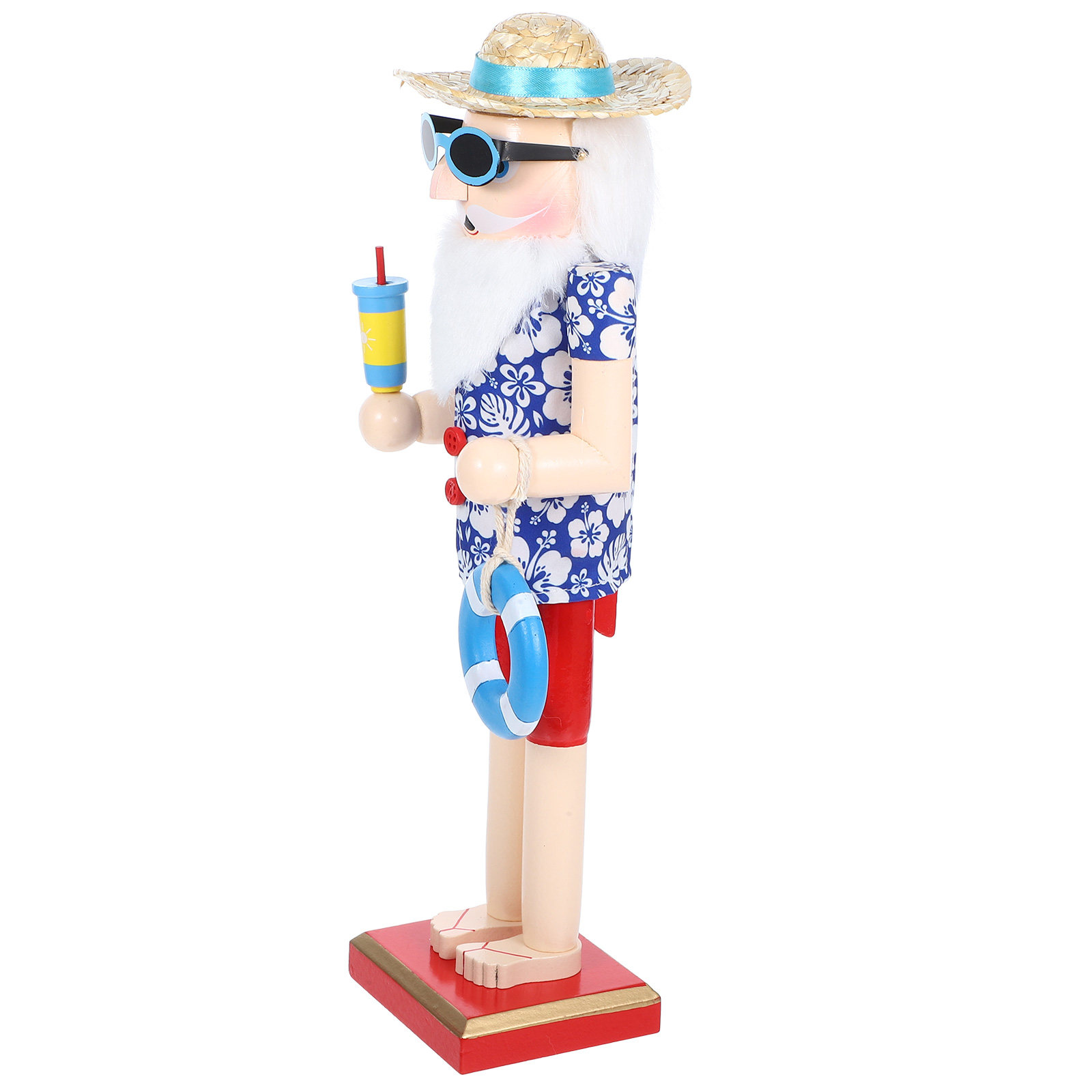 Home Xmas Decor Ideas - クリスマスくるみ割り人形木製置物、リビングルームの机や棚のテーブル用クリスマスデコレーション、お祝いの家の装飾、伝統的なギフトアイデア