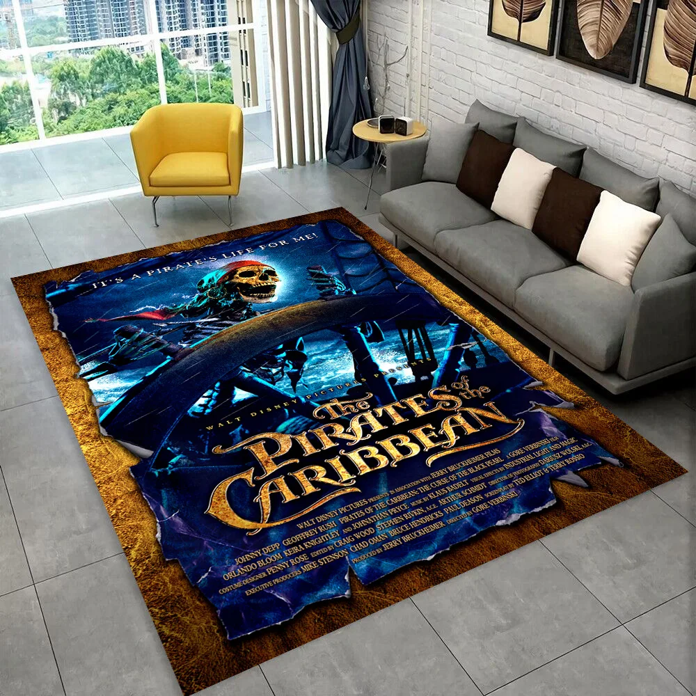 Home Decor Online Game - 2025年新作 ジャック・ジョニー・デップのカリブ海の海賊 ギフトカーペット ラグ 寝室 リビングルーム