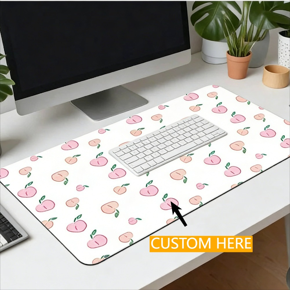 Home Decor Fabric - 写真付きカスタムマウスパッド1枚 - ノートパソコン用のパーソナライズされたデスクマット、オフィス、ゲーム、ギフトに最適。 家の装飾に最適