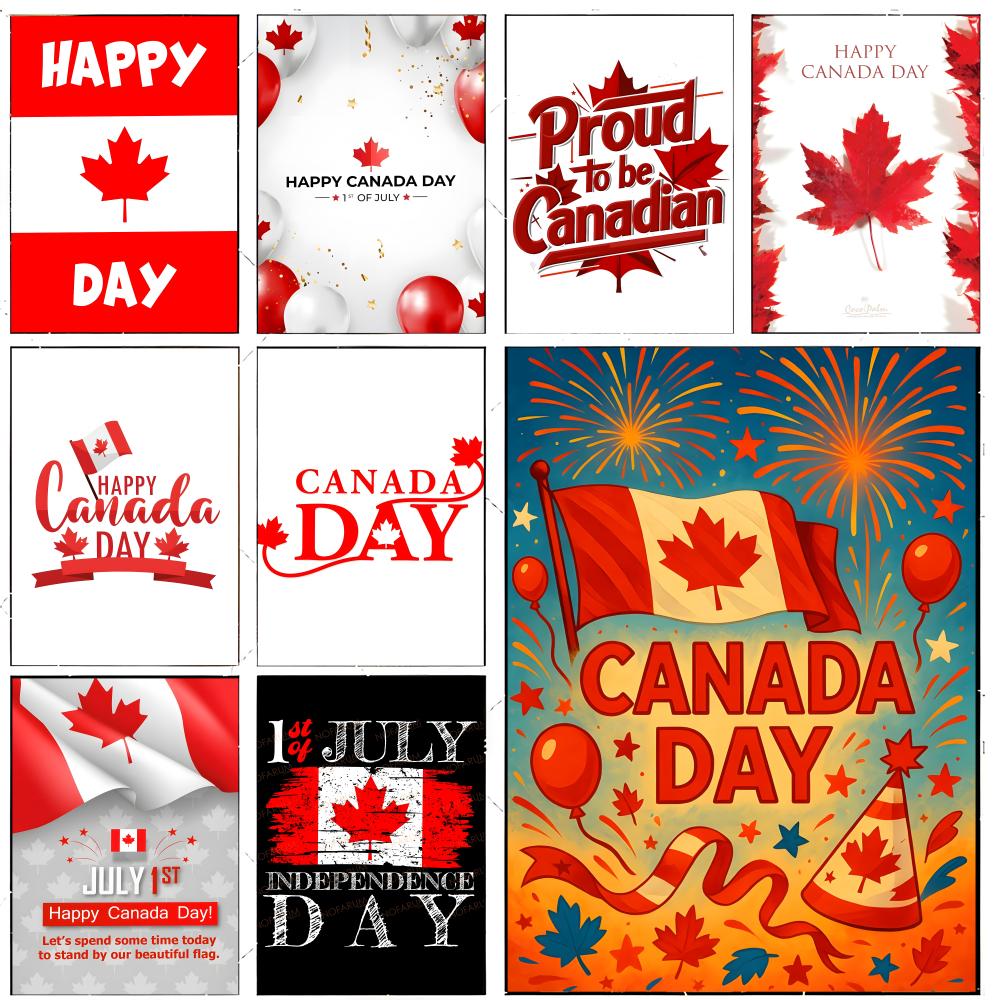 Home Decor Canada - カナダの休日 カナダデーポスター プレミアム装飾アート＆ギフト 家庭用ラウンジ ホームオーナメント用