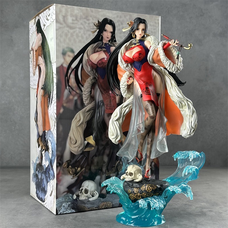 Home Decor Company - ワンピースボア・ハンコックアニメフィギュア中国風チャイナドレス Pvc コレクタブルモデルデスクトップ装飾アニメコレクション家の装飾