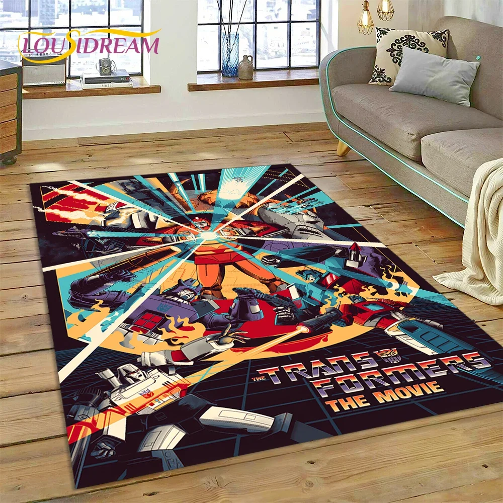 Home Decor Online Game - 漫画 T-トランスフォーマー オートボット 3D カーペット ラグ