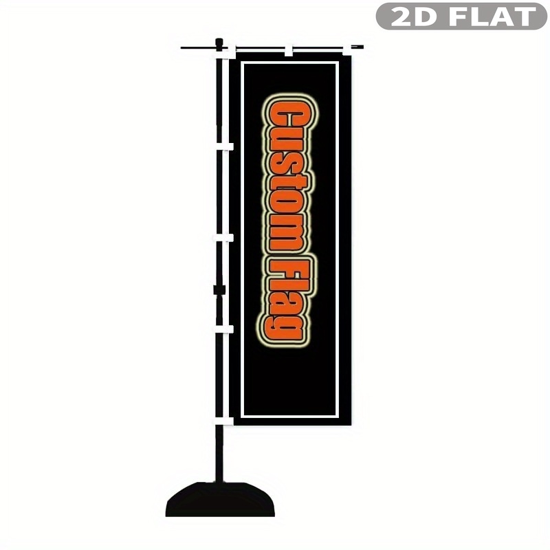 Home Decor Fabric - 1pc 2D フラットカスタムノボリ旗、屋外屋内装飾広告用バナー耐久性のあるポリエステルビジネス旗ブティック旗
