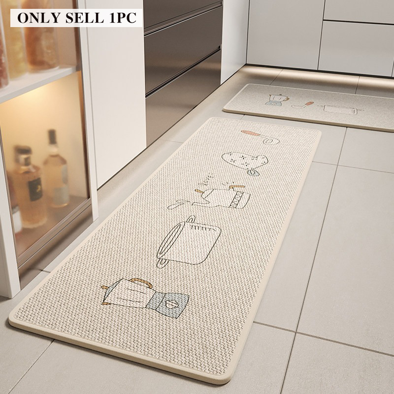 Home Decor Online Game - キッチンカーペット 汚れに強い 耐摩耗性 汚れ防止 フロアマット 無地