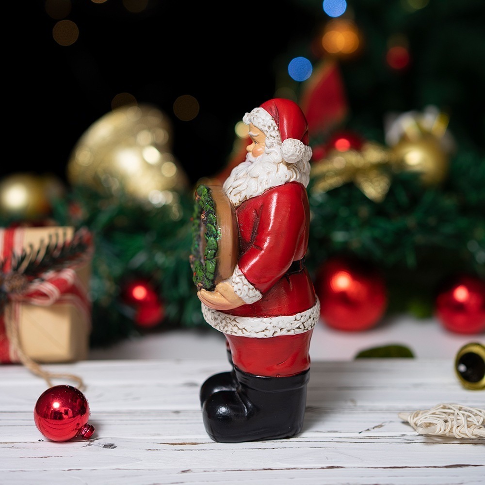 サンタ面白いクリスマスデコレーション樹脂製サンタクロース像ク - Home Xmas Decor Ideas のレビューと価格