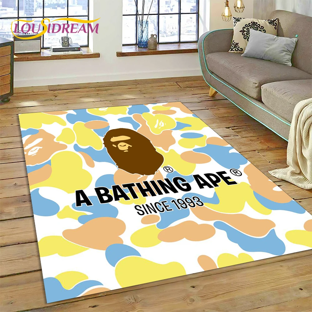3D プリント B-BAPE ファッションカーペットラグ寝室 - Home Decor Online Game のレビューと価格