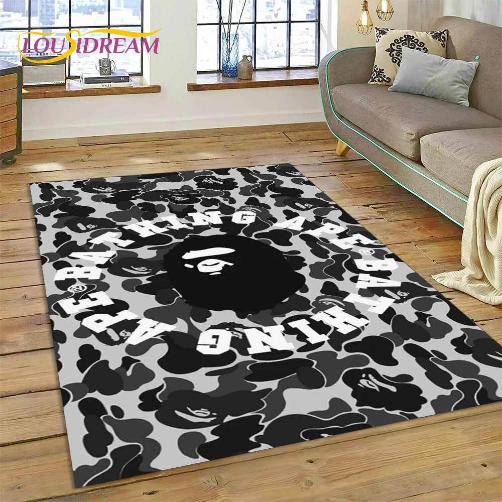 3D プリント B-BAPE ファッションカーペットラグ寝室 - Home Decor Online Game のレビューと価格