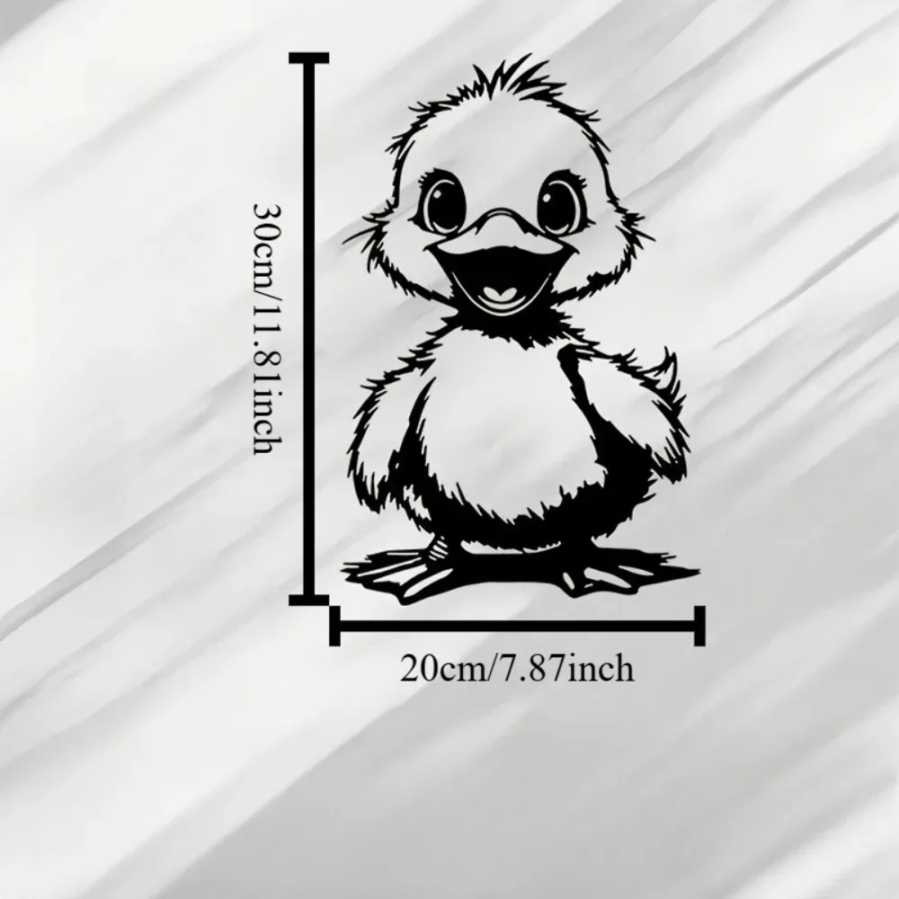 かわいいアヒル 2D フラットプリントメタルウォールアート  - Home Decor Duck のレビューと価格