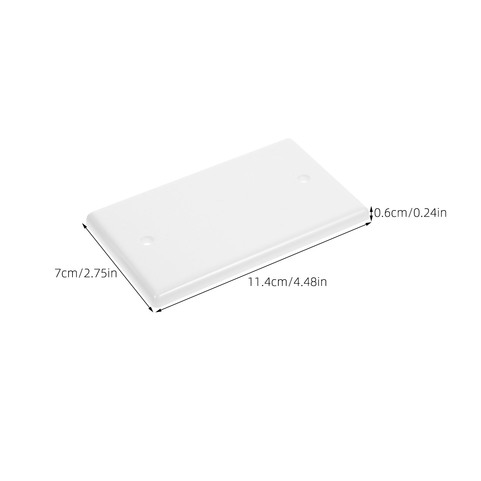 10個入り 無地電気カバープレート 白色壁プレート プラスチ - Home Decor Outlet のレビューと価格
