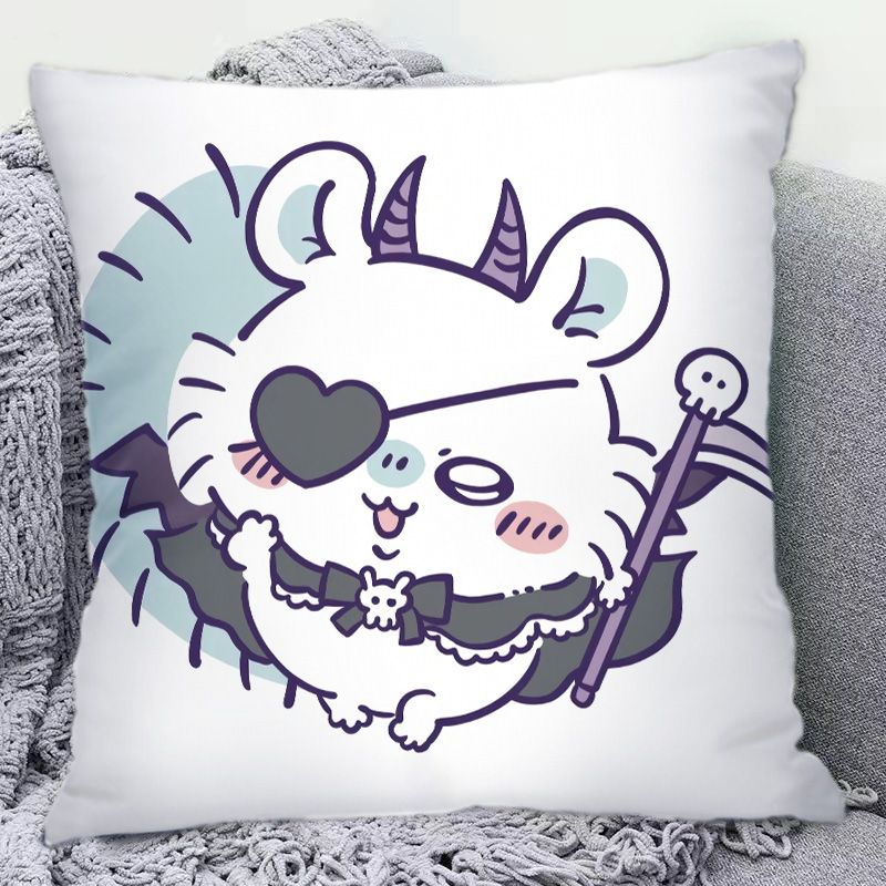 Chiikawa Momonga 枕かわいいアニメ飛ぶリスプ - Decorative Throw Pillow のレビューと価格