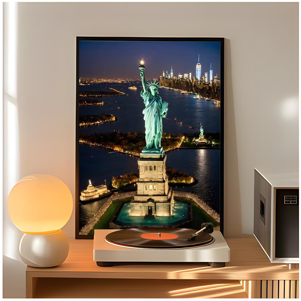 ニューヨークの景勝地、自由の女神ポスター クラシックウォール - Home Decor New York のレビューと価格