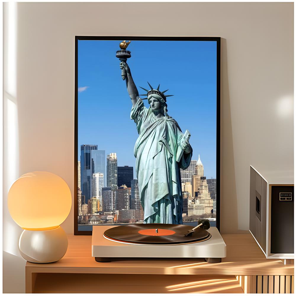 ニューヨークの景勝地、自由の女神ポスター クラシックウォール - Home Decor New York のレビューと価格