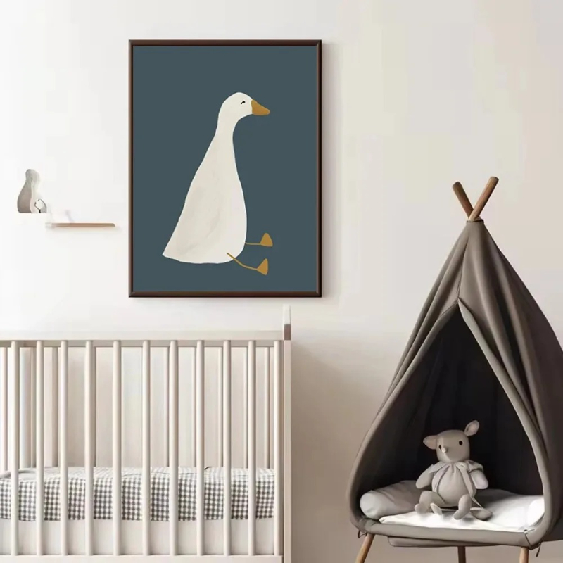 ピンクのリボンが付いたガチョウの帽子をかぶったアヒルの母親の - Home Decor Duck のレビューと価格