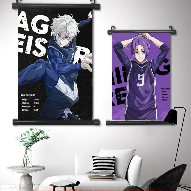 アニメブルーロックポスター壁アートキャンバス写真いさぎ陽一絵 - Home Decor Wall Pictures のレビューと価格