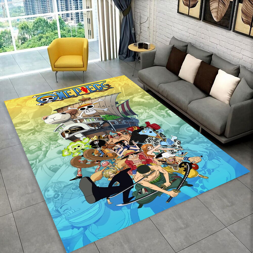 3Dワンピース漫画アニメカーペットラグ、プレイルーム、寝室、 - Home Decor Online Game のレビューと価格