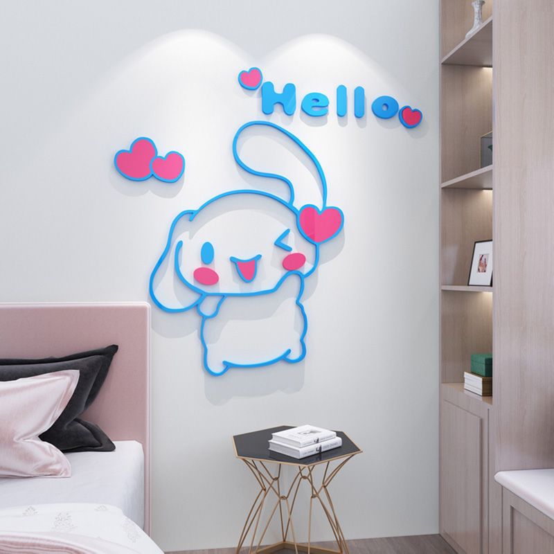 サンリオ シナモロール 3D アクリル子供部屋背景壁装飾ステ - Home Decor Company のレビューと価格