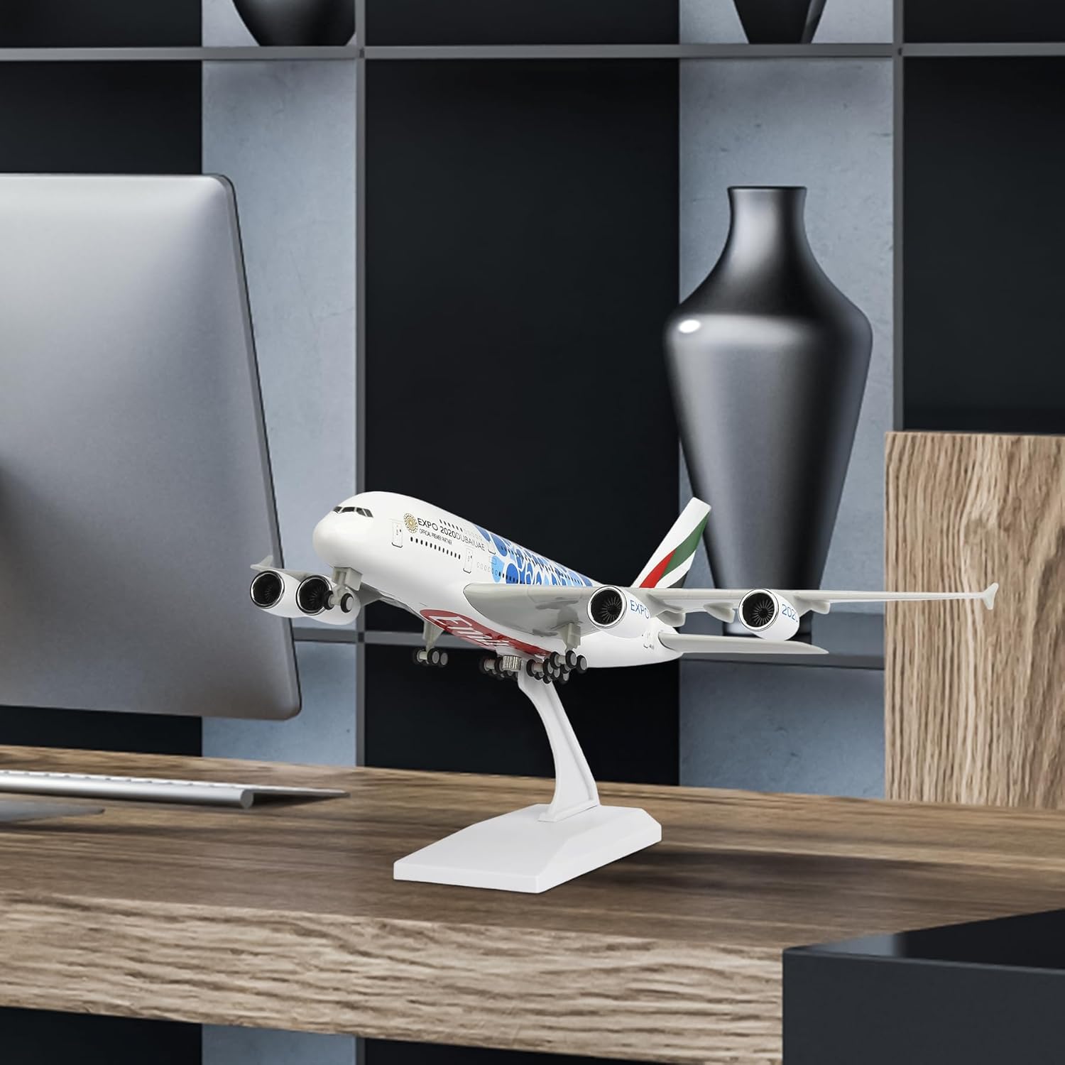 30cm UAE Expo A380 航空会社 ダイキャスト - Home Decor Expo のレビューと価格
