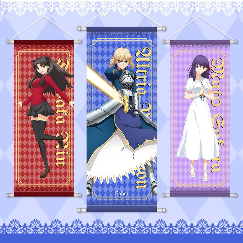 フェイトゲームアニメ周辺装飾品掛け軸絵画アルトリアリンサクラ - Home Decor Wall Pictures のレビューと価格