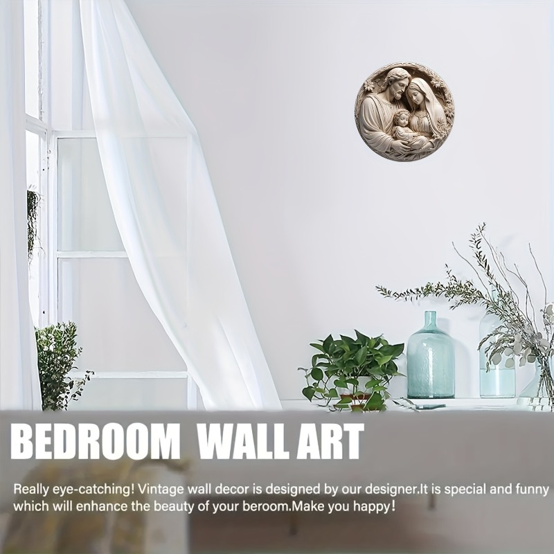 丸いアルミニウムのキリスト降誕の看板,3Dビジョン付きのポス - Home Decor Vision Board のレビューと価格