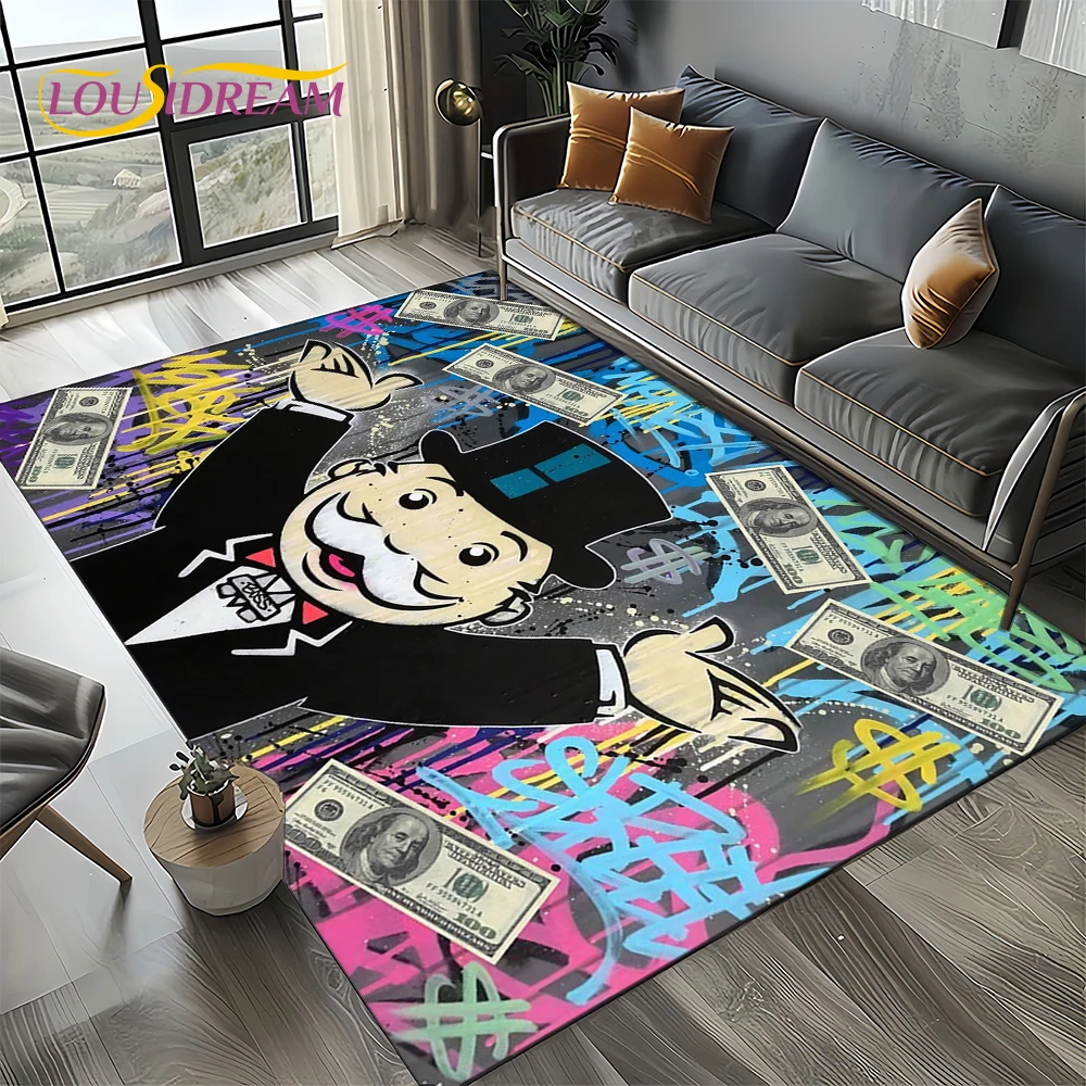 3Dリッチマンゲームモノポリーダラーカートゥーンカーペットラ - Home Decor Online Game のレビューと価格
