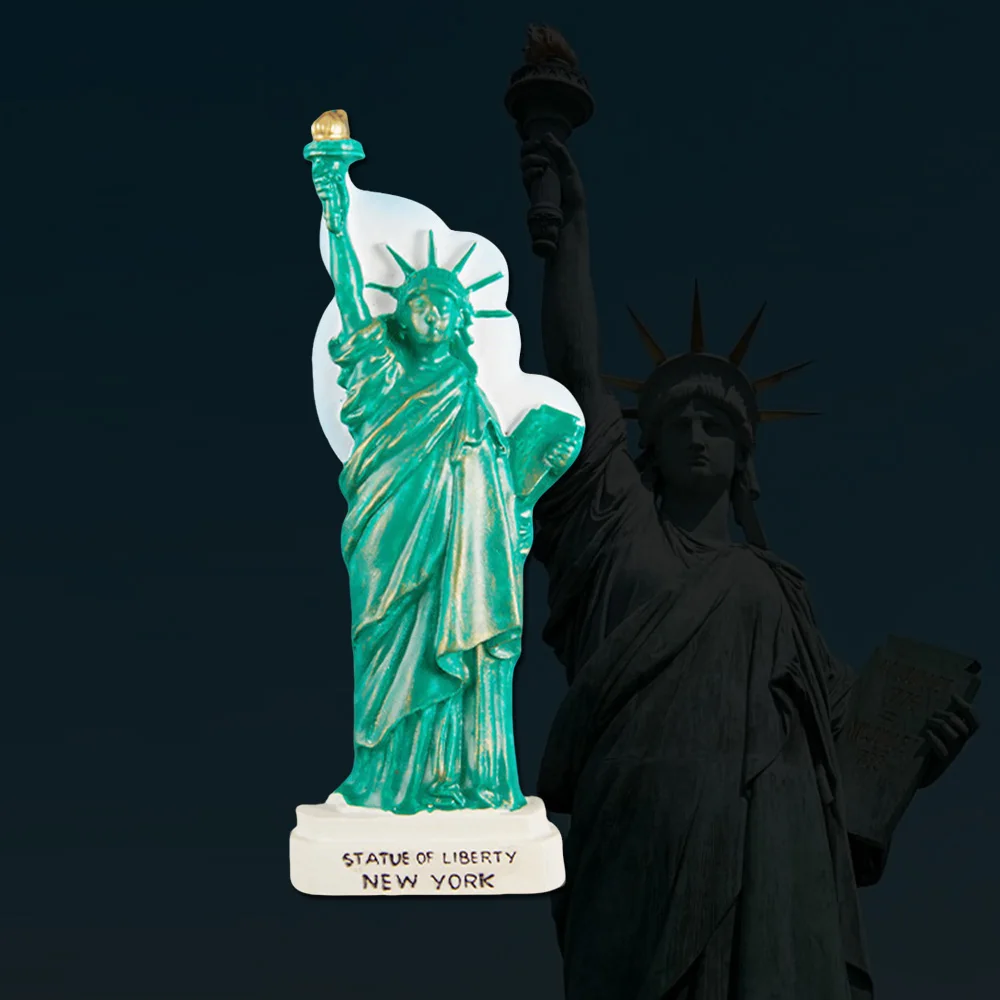 アメリカ自由の女神 3D 冷蔵庫ステッカー観光お土産ギフト米 - Home Decor New York のレビューと価格