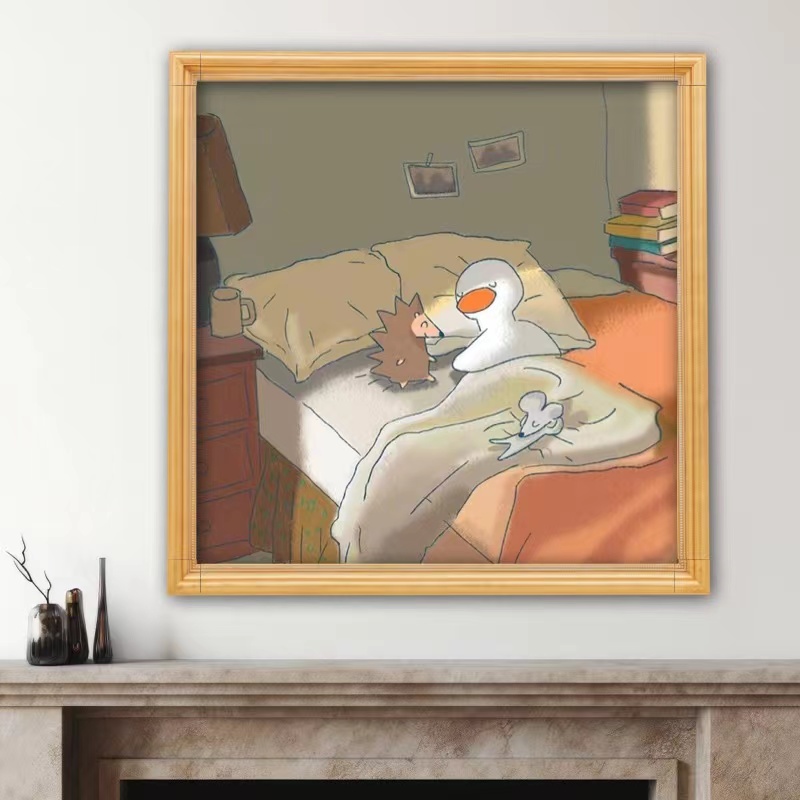 5D DIY ダイヤモンドアート絵画キット 漫画のアヒル 新 - Home Decor Duck のレビューと価格