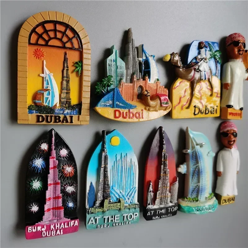 ドバイの観光客のお土産冷蔵庫マグネットハリファタワーサウジア - Home Decor Dubai のレビューと価格