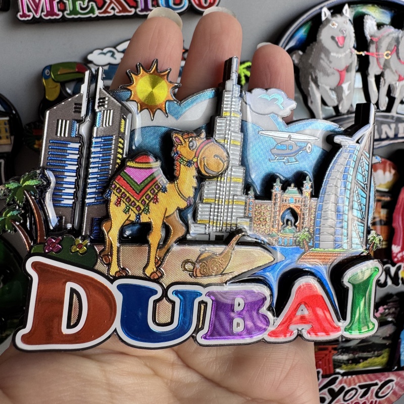 ドバイの観光客のお土産冷蔵庫マグネットハリファタワーサウジア - Home Decor Dubai のレビューと価格