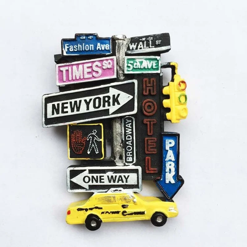 アメリカニューヨーク旅行お土産冷蔵庫マグネット米国観光お土産 - Home Decor New York のレビューと価格