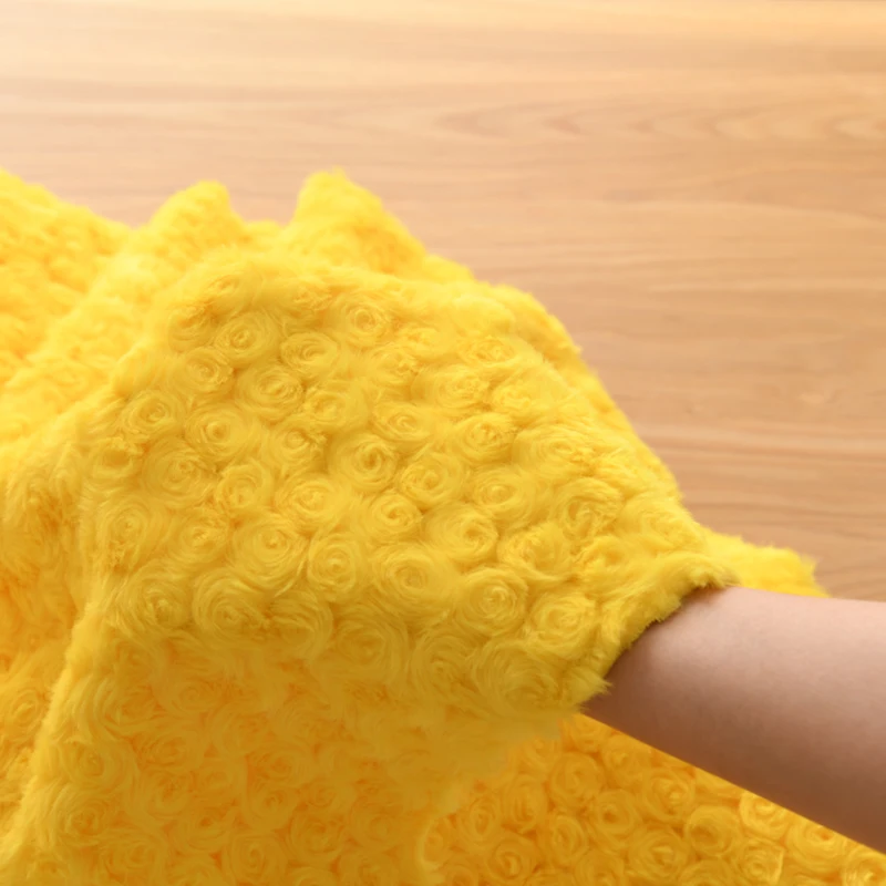 模造ウサギの毛皮生地ローズパターンベルベット起毛ぬいぐるみ生 - Home Decor Fabric のレビューと価格