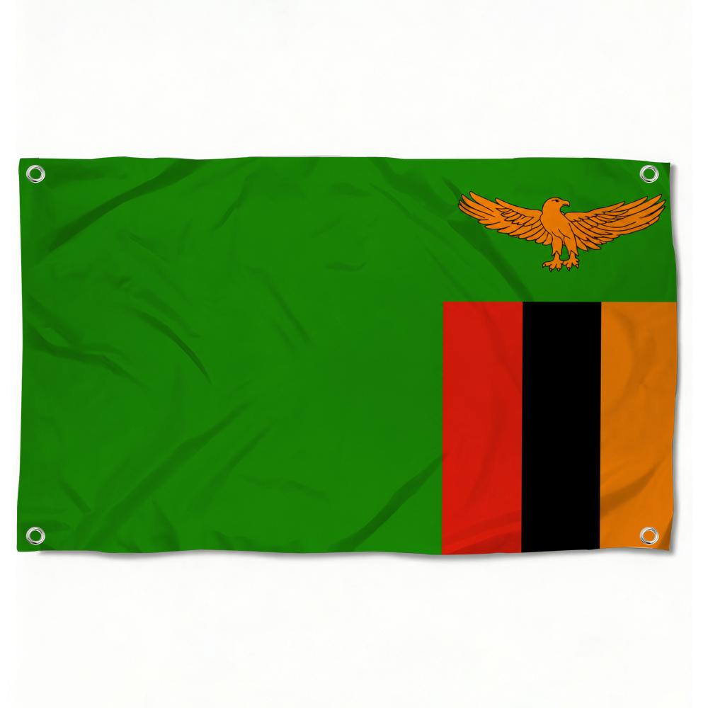 ザンビア国旗カスタム壁掛け背景アートバナー寝室ホームリビング - Home Decor Zambia のレビューと価格