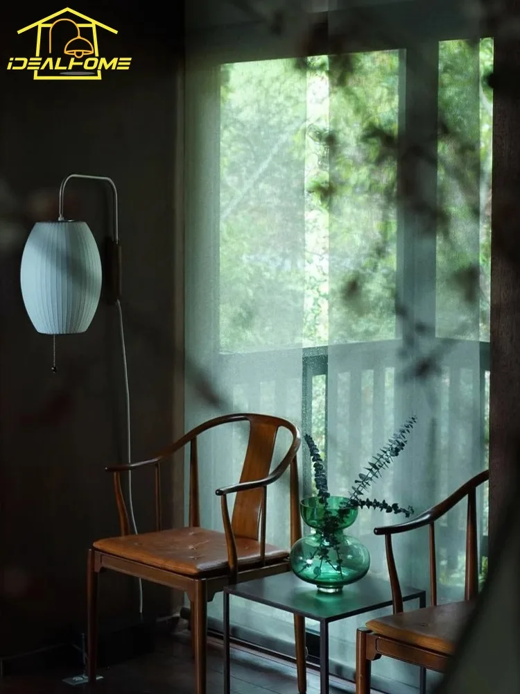イタリアデザインのミニマリスト雰囲気シルクウォールランプLE - Home Decor Fabric のレビューと価格