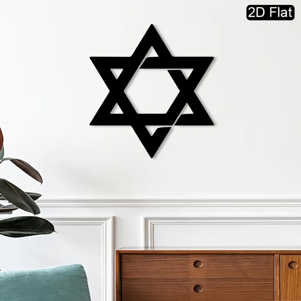 CIFBUY 鉄製ウォールアート ダビデの星 メタル彫刻 壁 - Home Decor In のレビューと価格
