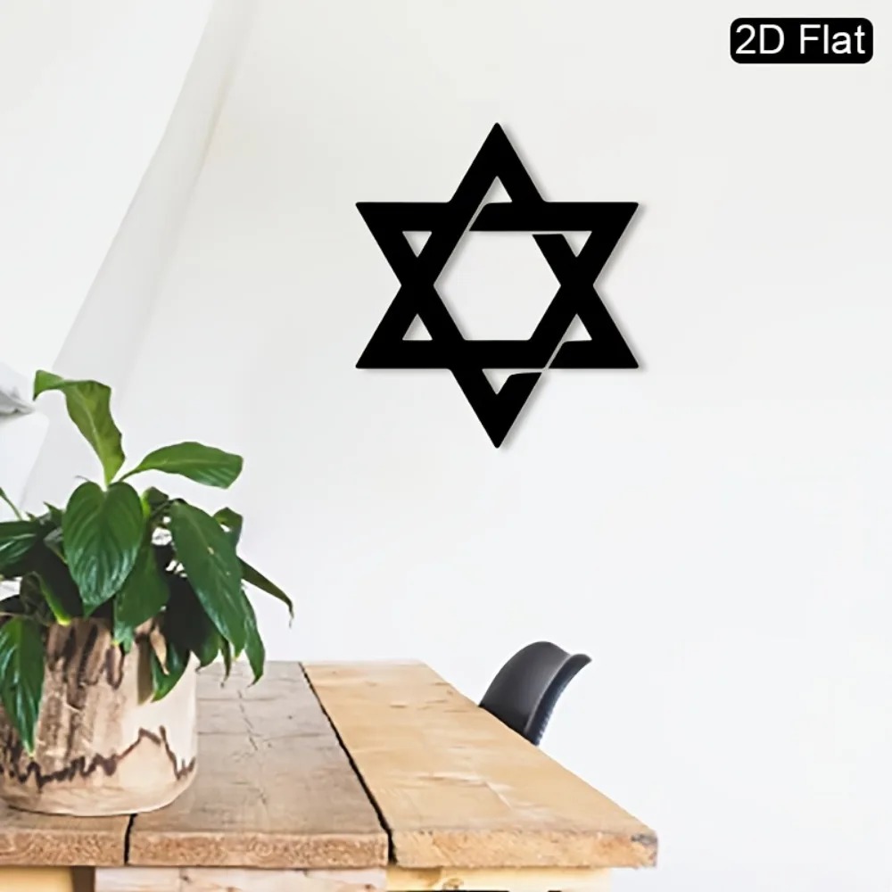 CIFBUY 鉄製ウォールアート ダビデの星 メタル彫刻 壁 - Home Decor In のレビューと価格