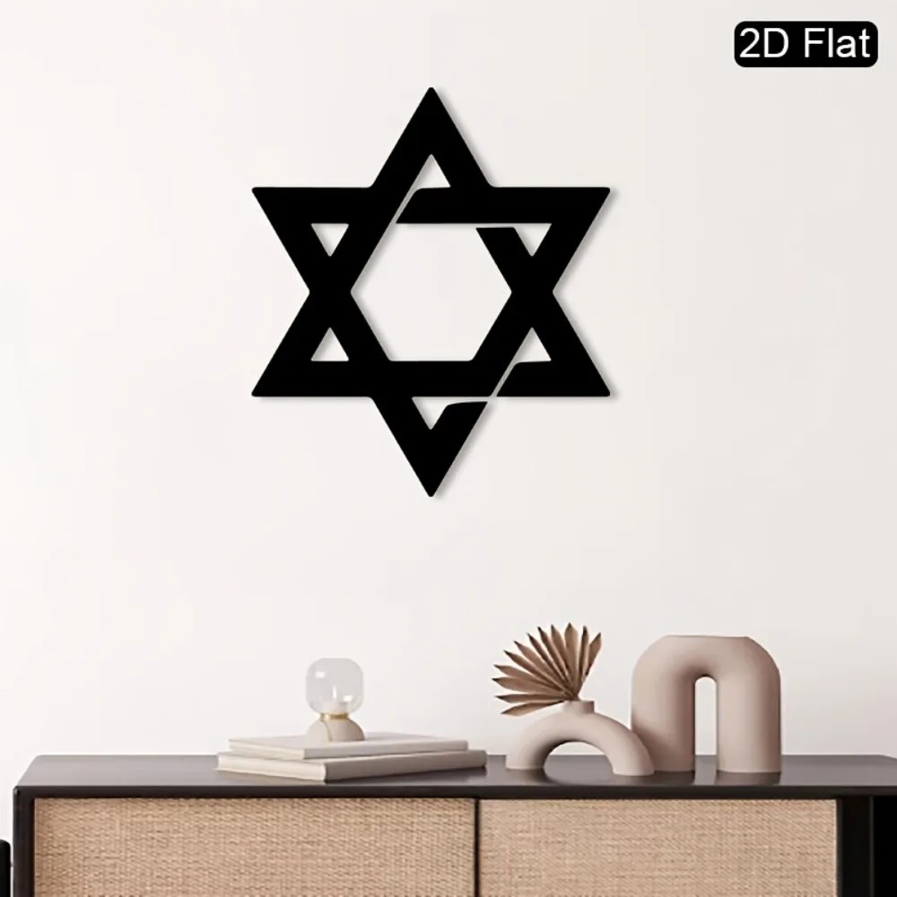 CIFBUY 鉄製ウォールアート ダビデの星 メタル彫刻 壁 - Home Decor In のレビューと価格