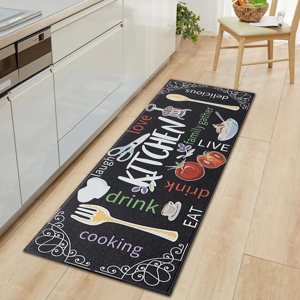 キッチンフロアマット滑り止めカーペット食器柄ホームデコレーシ - Home Decor Online Game のレビューと価格