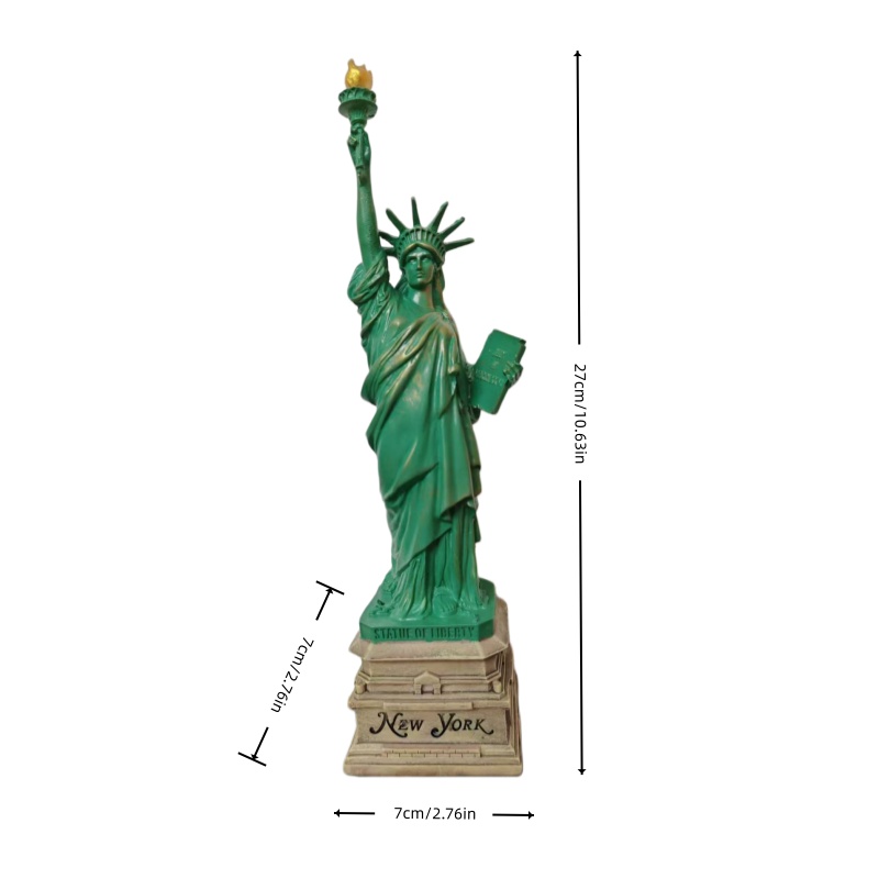 自由の女神像 樹脂製像 デスクアクセサリー 収集品 旅行土産 - Home Decor New York のレビューと価格