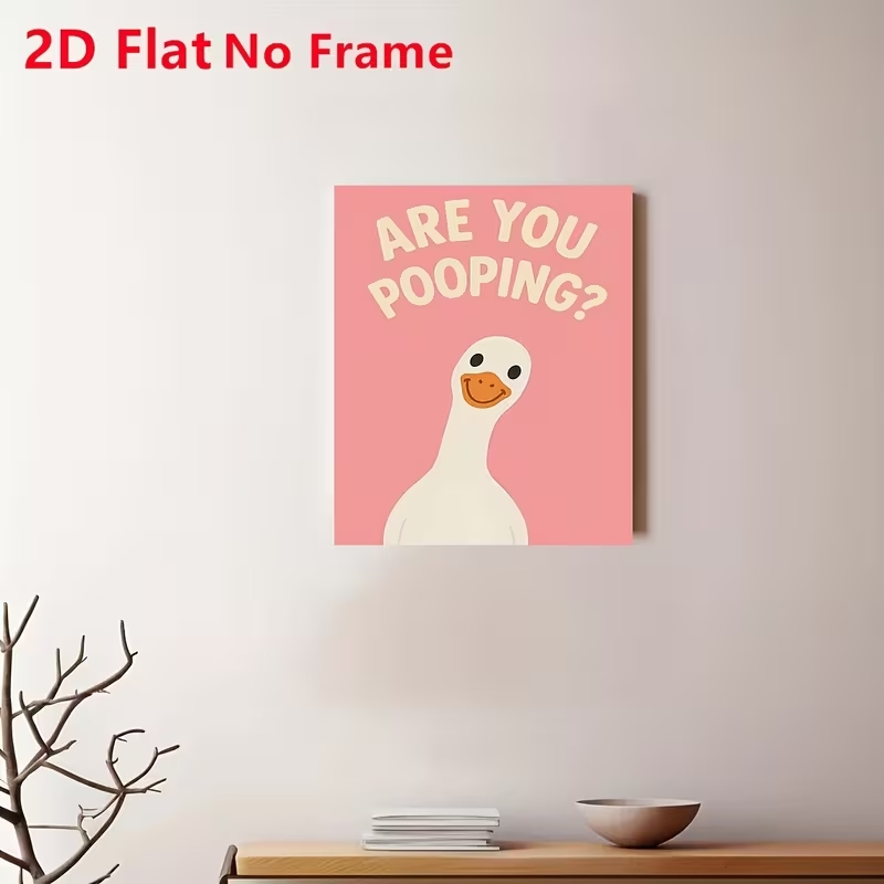 モダンなピンクカラーの「Are You Pooping」の言 - Home Decor Duck のレビューと価格