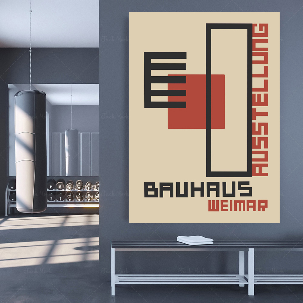 Bauhaus-家の装飾用のキャンバスプリント,大きなポスタ - Home Decor Expo のレビューと価格