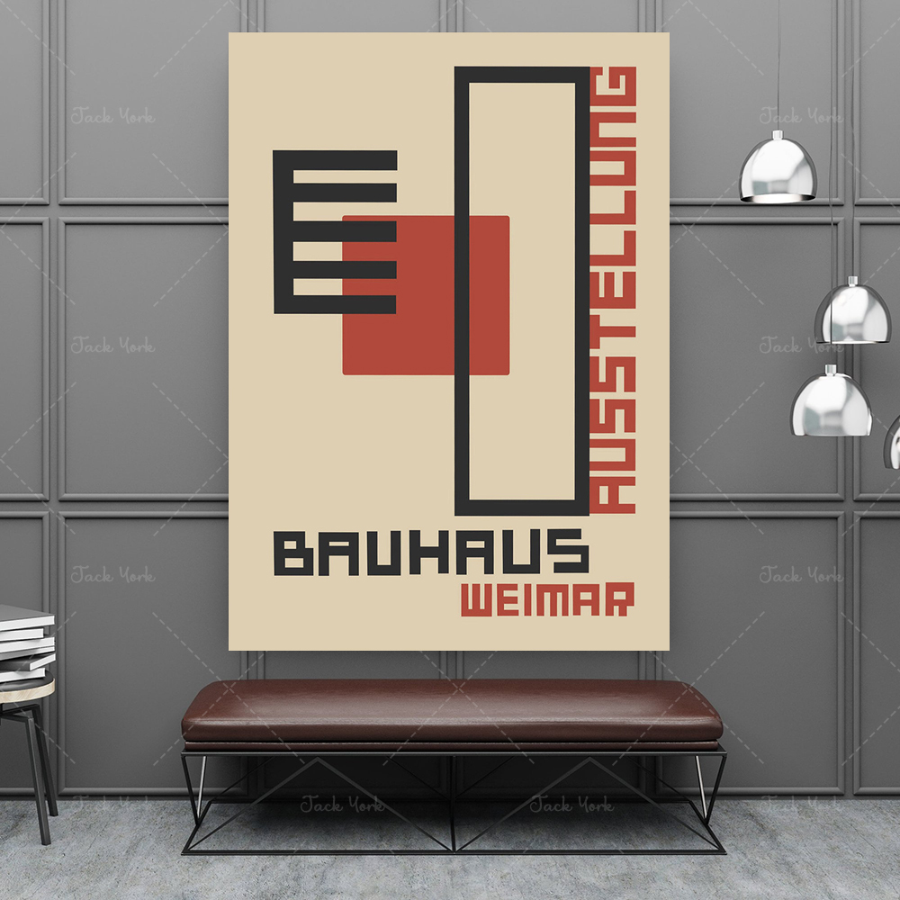 Bauhaus-家の装飾用のキャンバスプリント,大きなポスタ - Home Decor Expo のレビューと価格