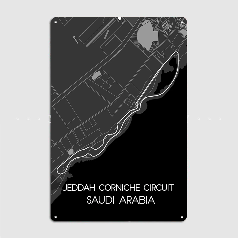 ジェッダコルニッシュサーキットポスターメタルカスタムサイン屋 - Home Decor Jeddah のレビューと価格
