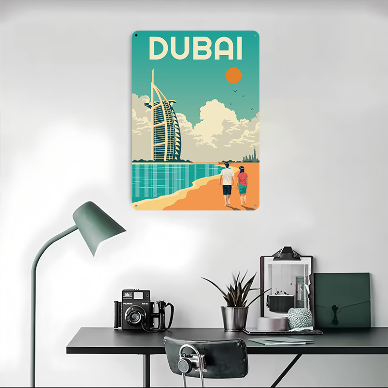 ドバイ旅行プリントポスターカスタマイズされたウォールアートレ - Home Decor Dubai のレビューと価格