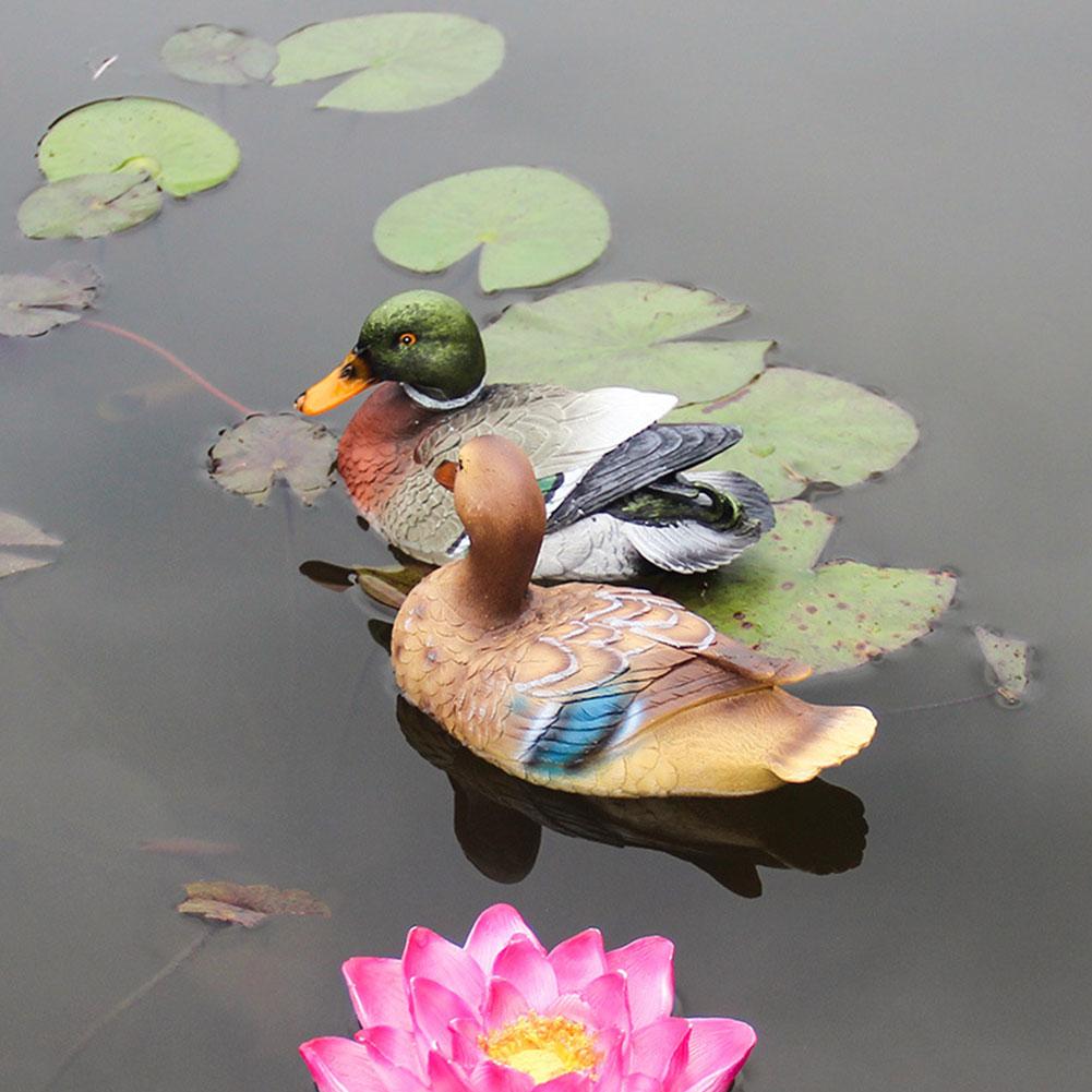 大きな屋外のアヒル像,かわいい樹脂,アヒルの像,池の装飾,動 - Home Decor Duck のレビューと価格