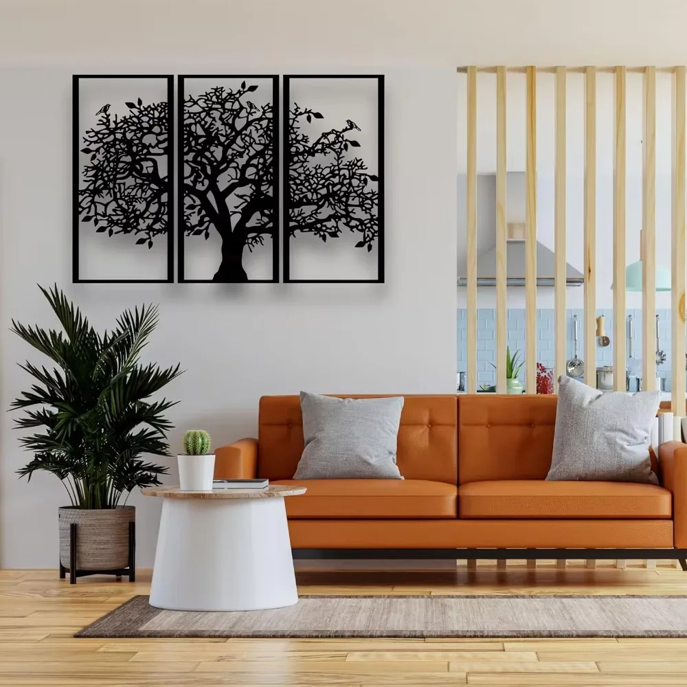 3個の家系図メタルウォールデコレーション – 生命の樹アイア - Home Decor Etsy のレビューと価格