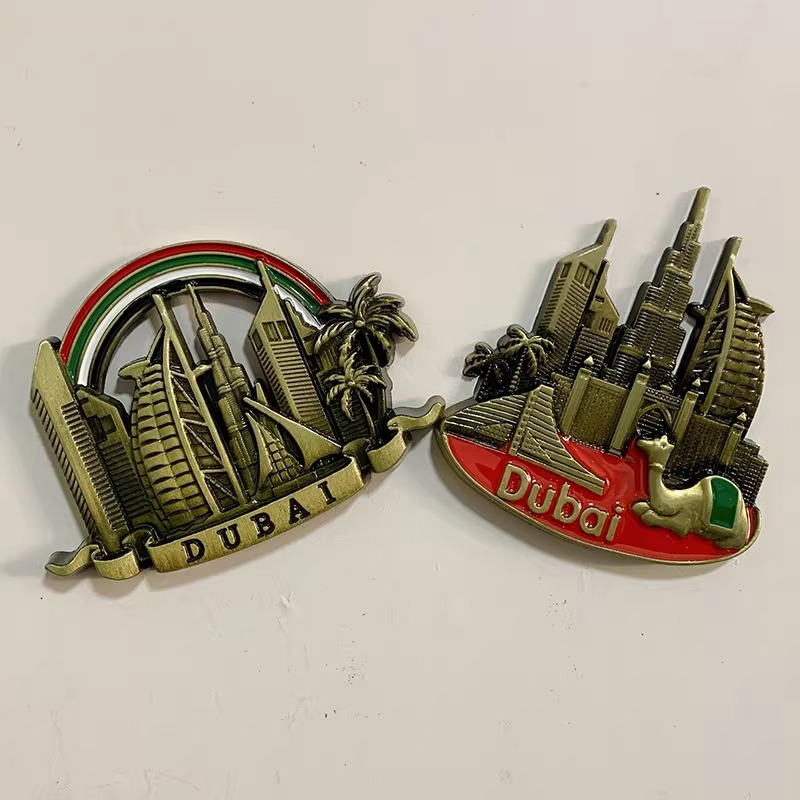 ドバイ 3D 冷蔵庫マグネット飾り金属冷蔵庫マグネットステッ - Home Decor Dubai のレビューと価格